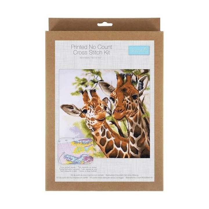 Borduurpakket Giraffen