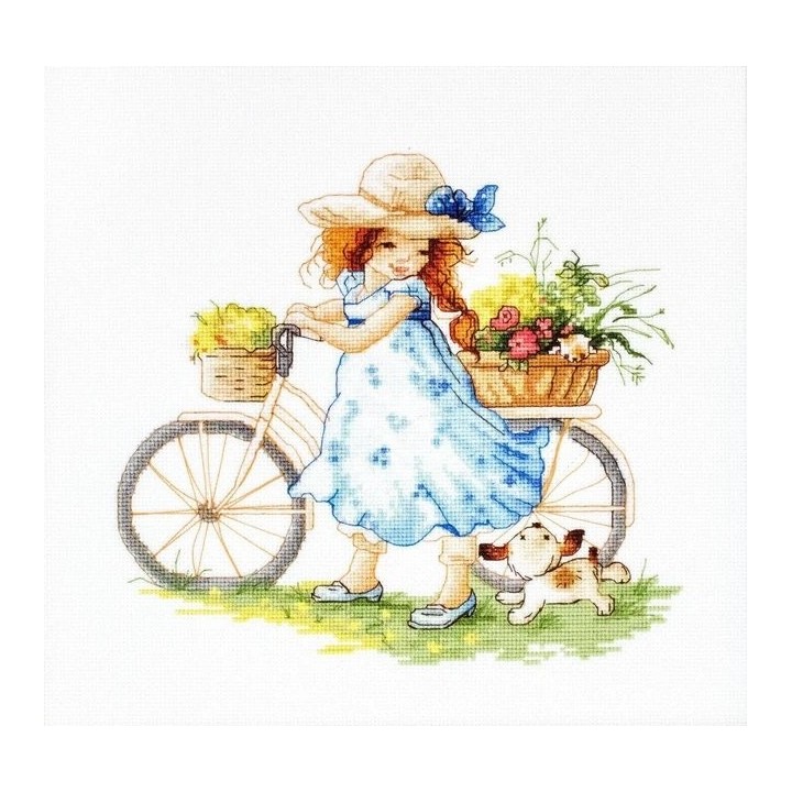 Luca-S Embroidery kit Take a ride