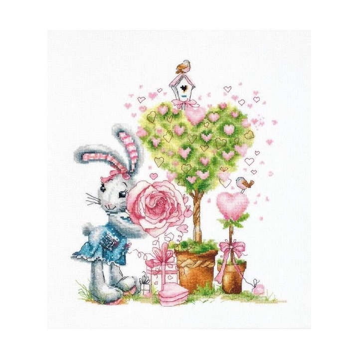 Luca-S Kit de broderie Sois ma Valentine 2