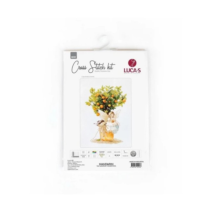 Luca-S Embroidery kit The Tangerine