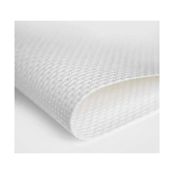 Borduurstof Aida 14 50 x 100 cm - wit