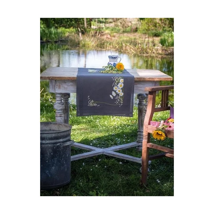 Kit chemin de table Marguerites