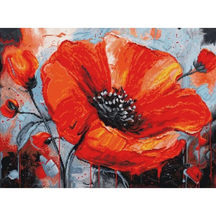 Luca-S Embroidery kit The Passion of Poppies