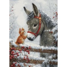 Luca-S Kit de broderie Câlin chaleureux