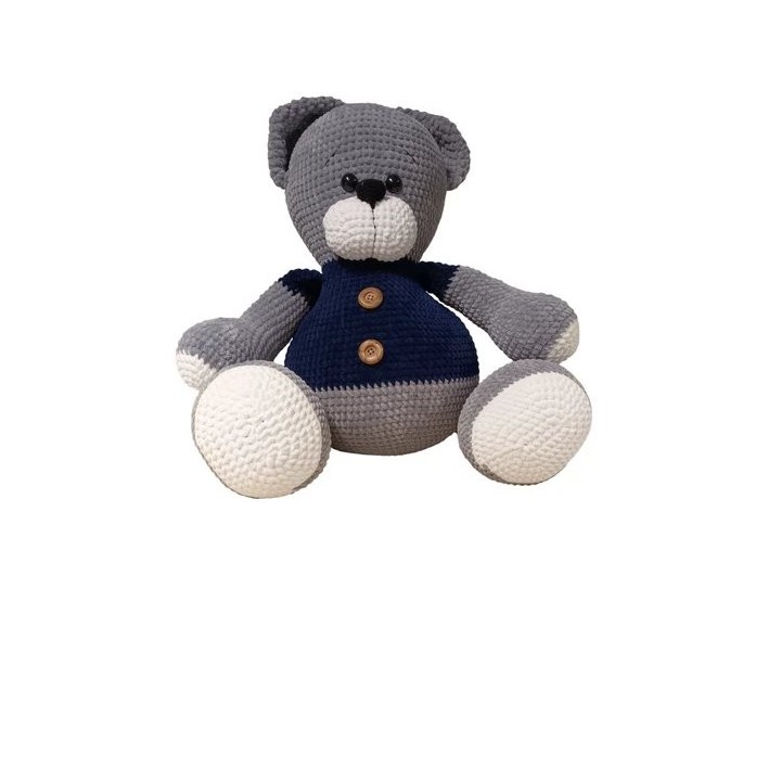 Bär Bert Farbe grau