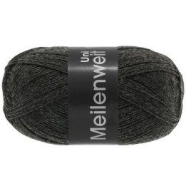 Lana Grossa Meilenweit Uni 100 anthracite 1105