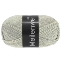 Lana Grossa Meilenweit Uni 100 gris clair 1358