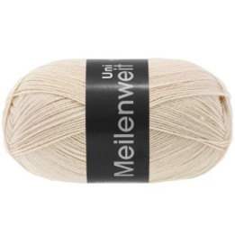 Lana Grossa Meilenweit Uni 100 Egg shell 1391
