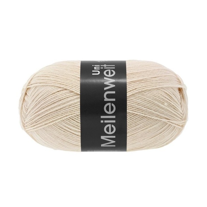 Lana Grossa Meilenweit Uni 100 Coquille d'oeuf 1391