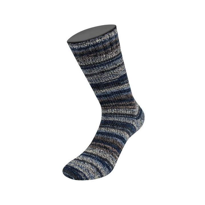Lana Grossa Meilenweit 100 Denim Mix Black 4658