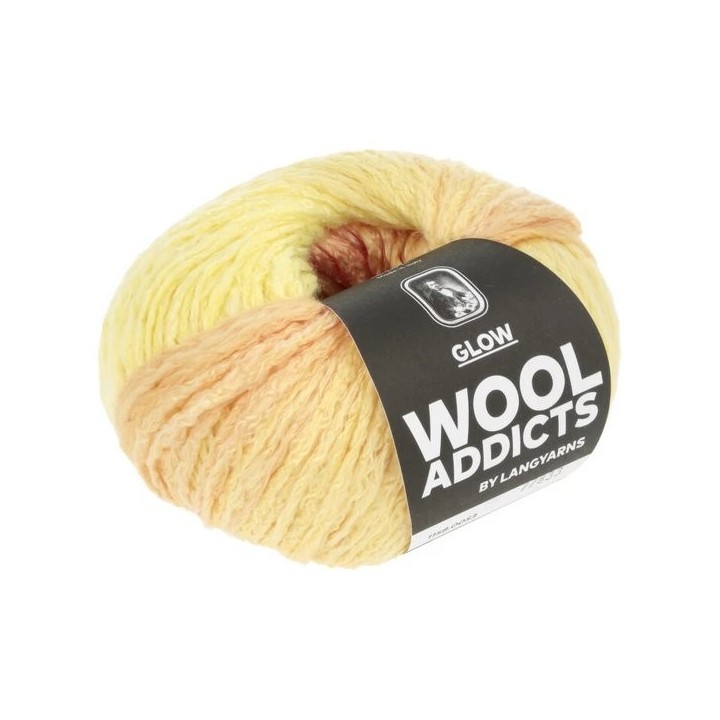 Lang yarns knitting yarn Glow 053