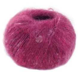 Lana Grossa Natural Superkid Tweed 628 Fuchsia
