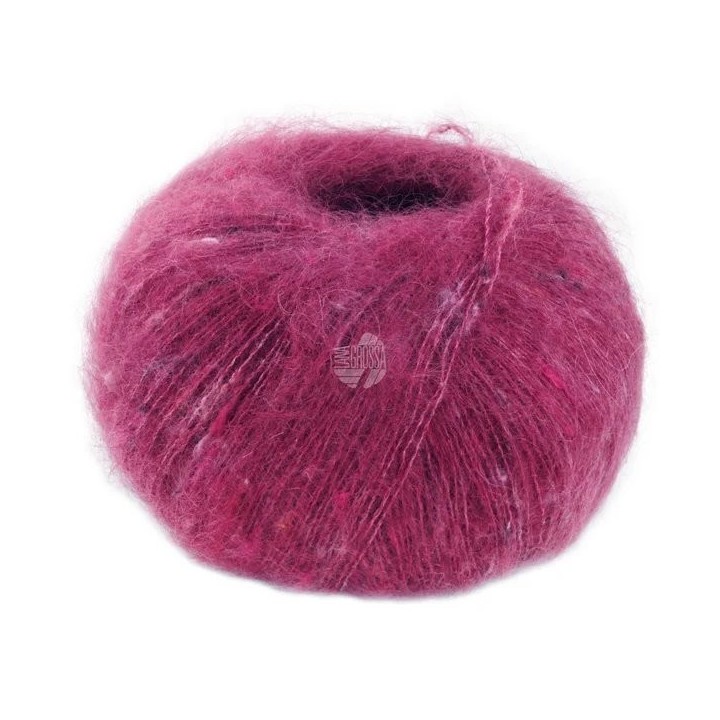Lana Grossa Natural Superkid Tweed 628 Fuchsia