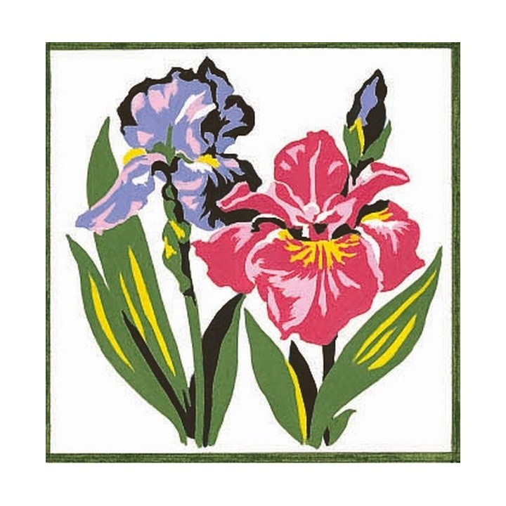 Kit canevas Fleurs