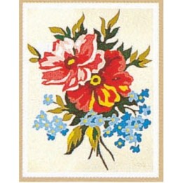 Embroidery kit Flowers 4