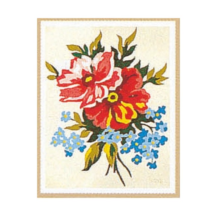 Embroidery kit Flowers 4