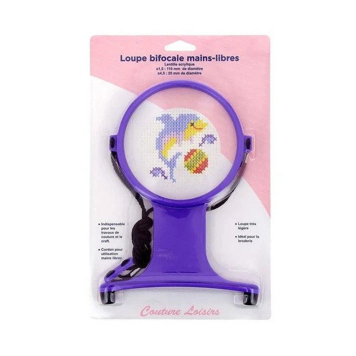 Loupe 11,5 cm mains libres