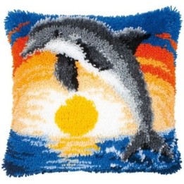 Kit coussin au point noué Dauphins 14122