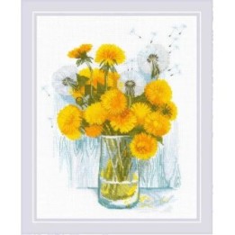Merejka Embroidery kit Wreath with Irises