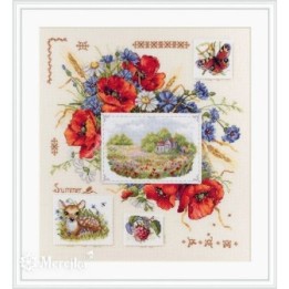 Merejka Stickset über die Sommer-Sampler 