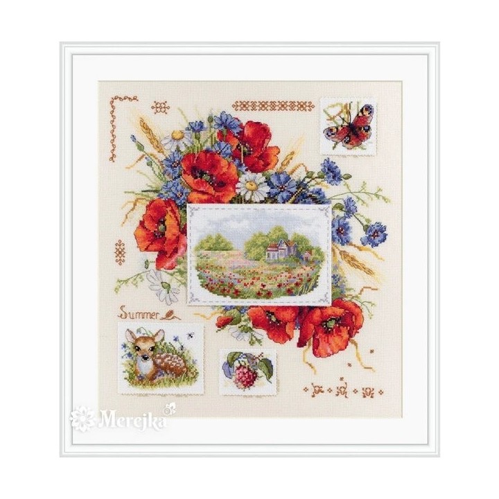 Merejka Embroidery kit Summer Sampler