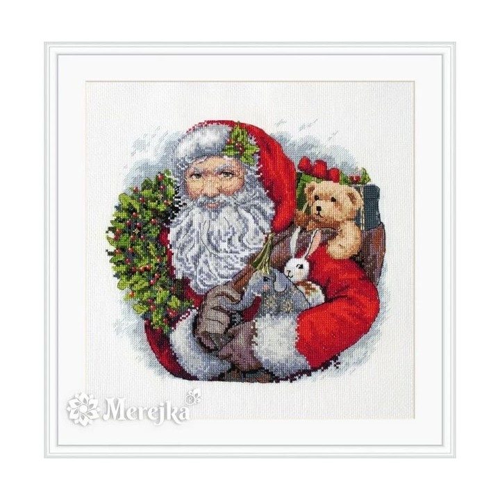 Merejka Kit de broderie Père Noël