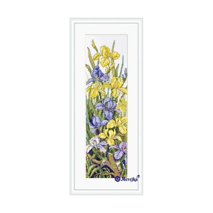 Merejka Borduurpakket Kikkers in de bloemen 