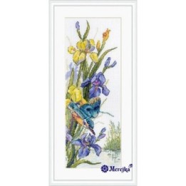 Merejka Embroidery kit Kingfisher's Flight