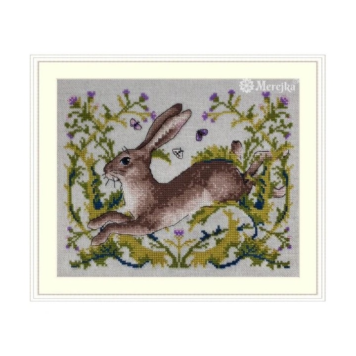 Merejka Kit de broderie Le lièvre