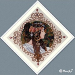 Merejka Embroidery kit Brunette