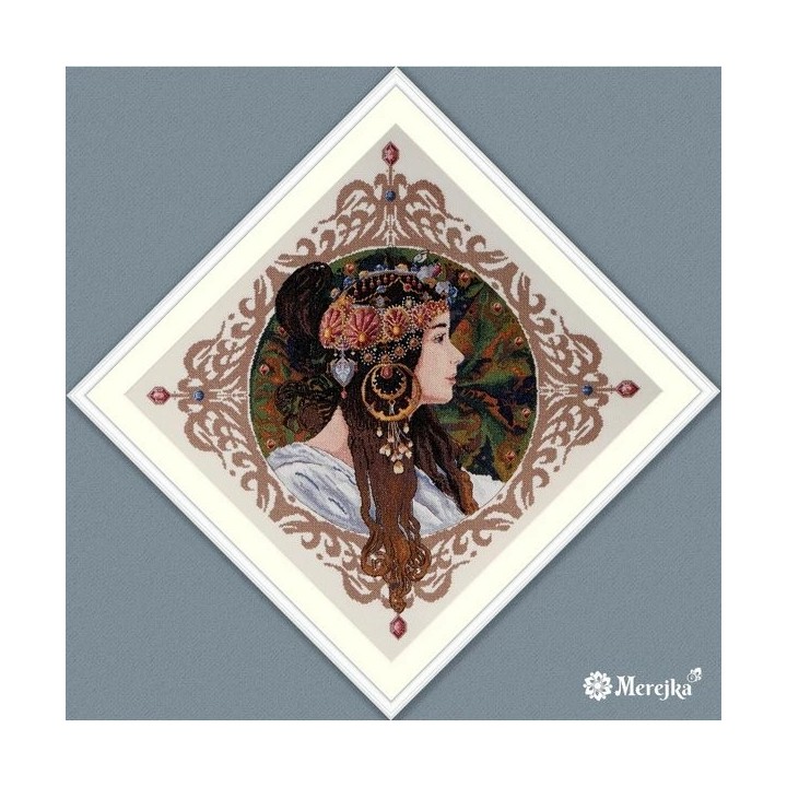Merejka Embroidery kit Brunette