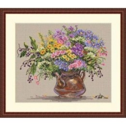 Merejka Kit de broderie Fleurs sauvages