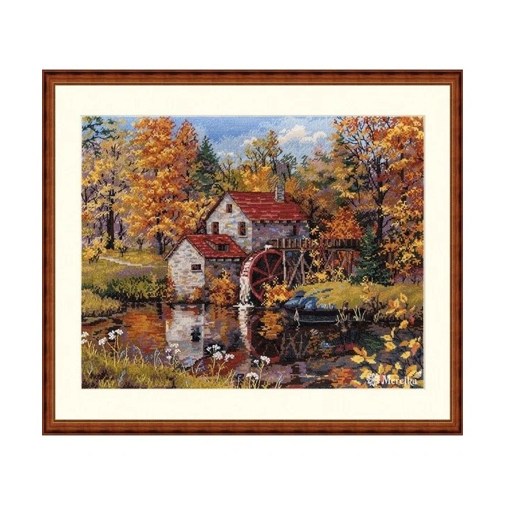 Merejka Embroidery kit Watermill