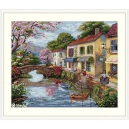 Merejka Kit de broderie Village pittoresque