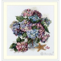 Merejka Embroidery kit Hydrangea