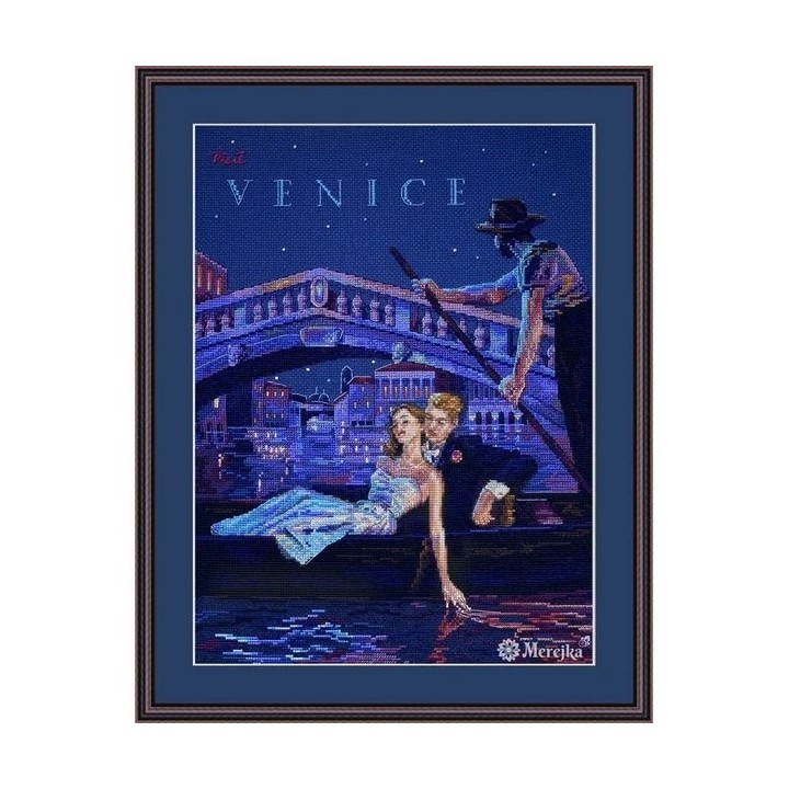 Merejka Stickset über die Besuch in Venedig 
