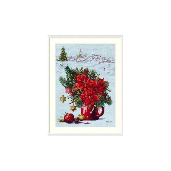 Merejka Kit de broderie Joyeuses fêtes