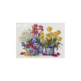 Merejka Kit de broderie Arrangement printanier
