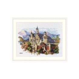 Merejka Borduurpakket Kasteel Neuschwanstein 