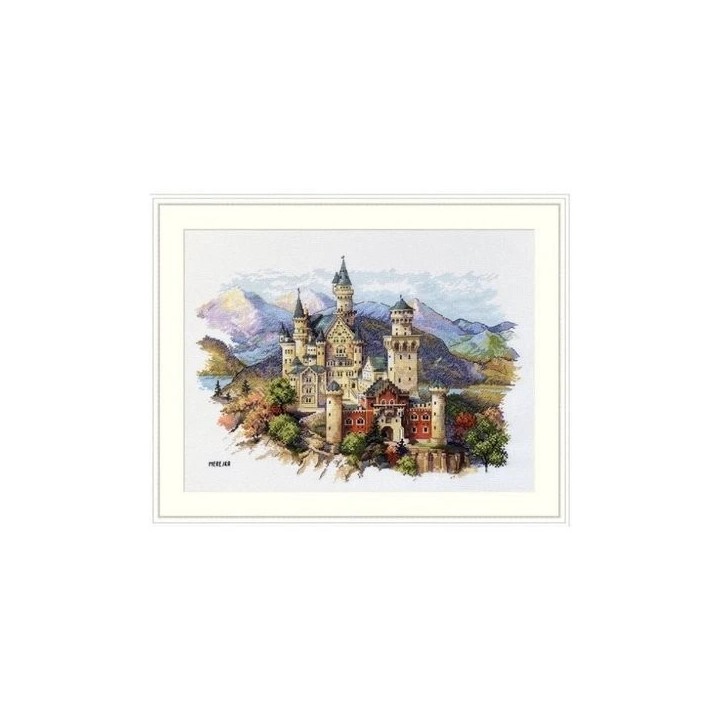 Merejka Kit de broderie Château de Neuschwanstein