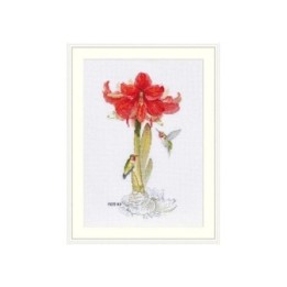 Merejka Stickset über die Amaryllis 