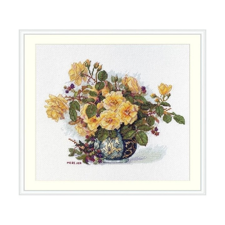 Merejka Kit de broderie Roses et baies