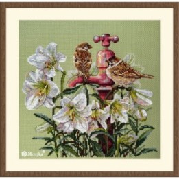 Merejka Kit de broderie Parmi les lys