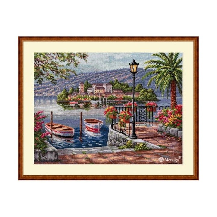 Merejka Kit de broderie Lago del Porto