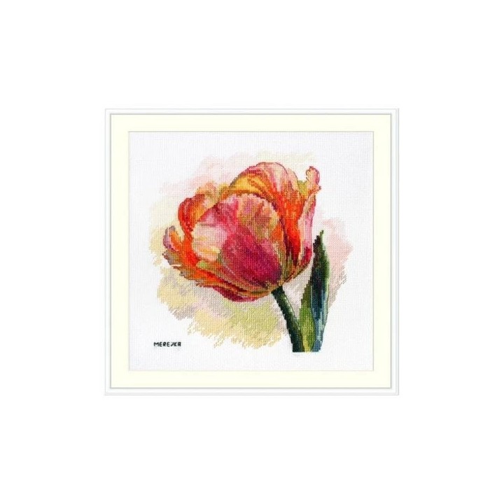 Merejka Kit de broderie « Tulipe perroquet »