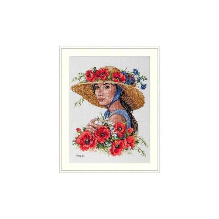 Merejka Stickset über die „Blumenhut“ 
