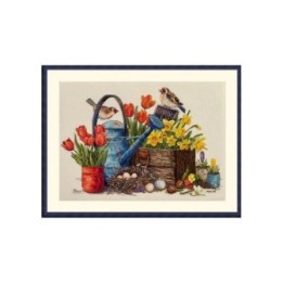 Merejka Kit de broderie « Jardin printanier »