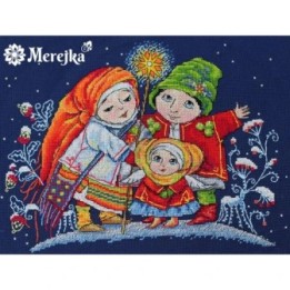 Merejka Stickset über die Weihnachtsstern 