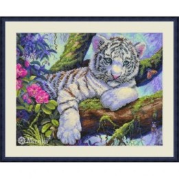 Merejka Stickset über die „Weißer Tiger“ 