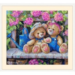 Merejka Kit de broderie Amis du jardin